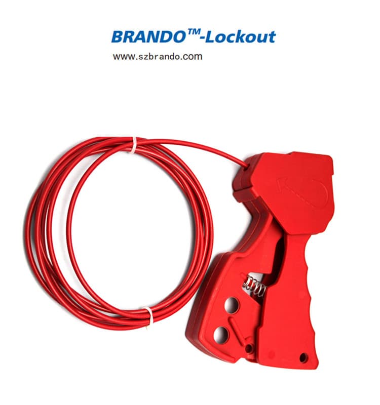 Grip Type Cable Lockout ZC_L01 made from Nylon with 2_4m